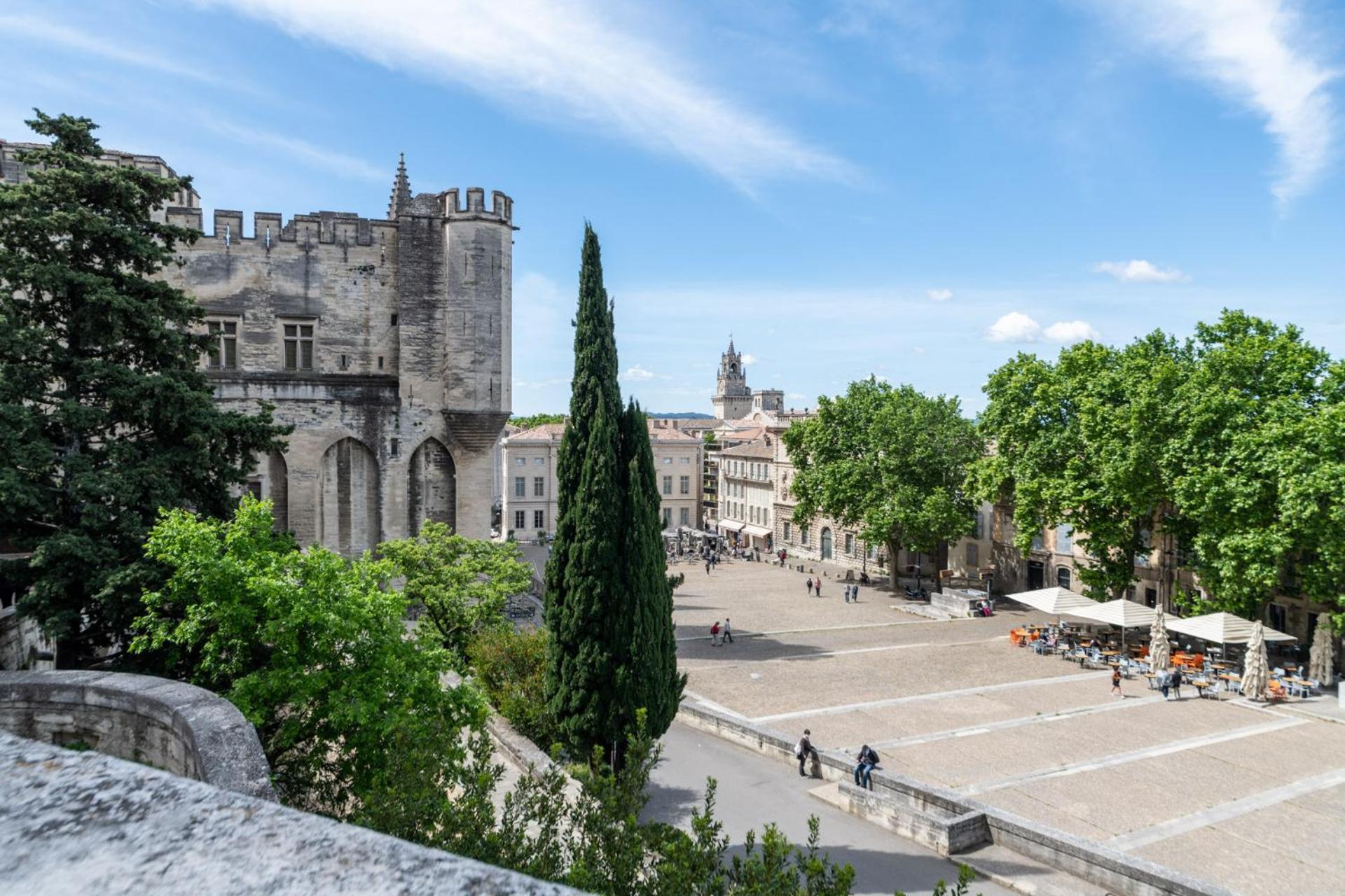 Appartamento Bien D'Exception En Face Du Palais Des Papes Avignone Esterno foto