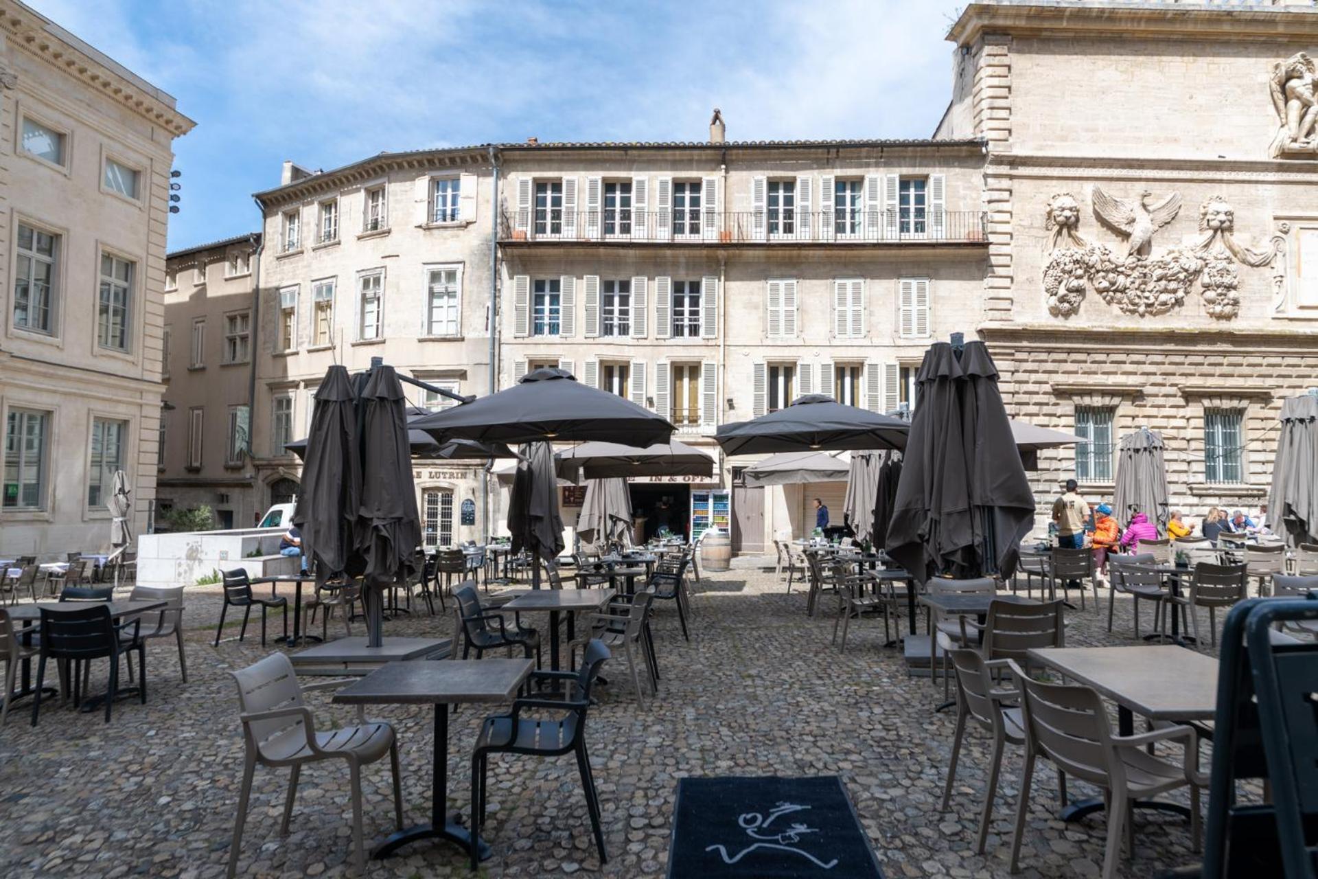 Appartamento Bien D'Exception En Face Du Palais Des Papes Avignone Esterno foto