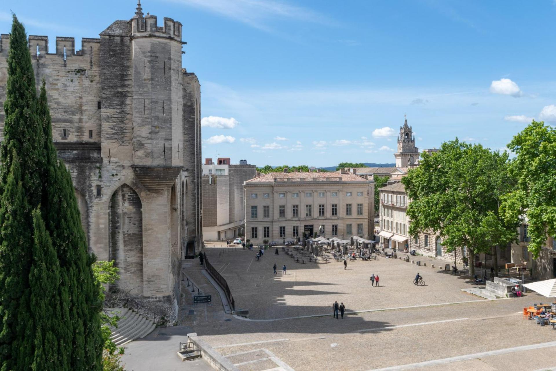 Appartamento Bien D'Exception En Face Du Palais Des Papes Avignone Esterno foto